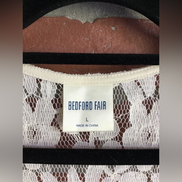 BEDFORD FAIR Lace Cardigan size L - Picture 4 of 6